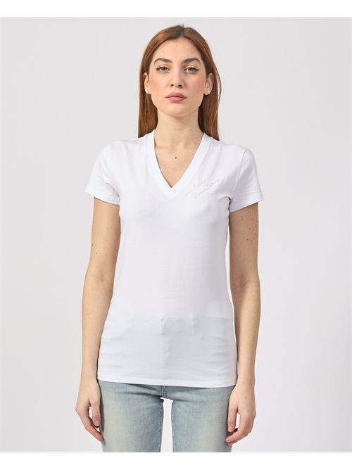 T-shirt col V Armani Exchange pour femme ARMANI EXCHANGE | XW000600-AF10355U0002